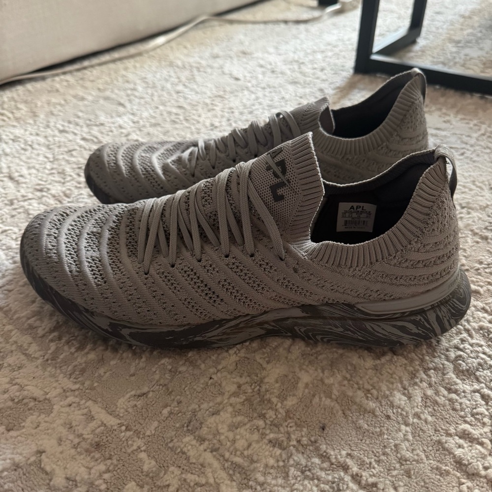 APL Gray Knit Sneakers
